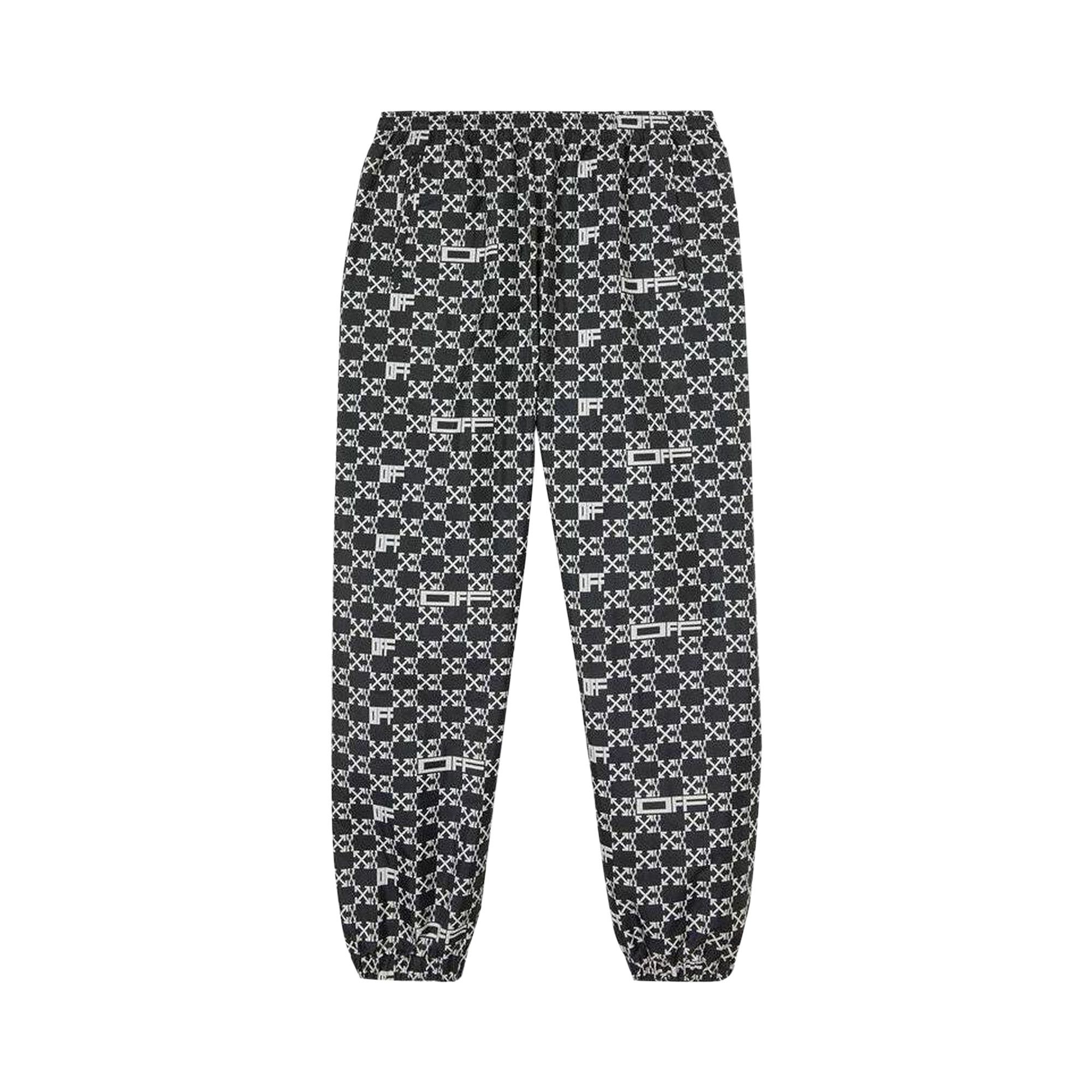 Size l Off-White All Over Arrows Monogram Track Pants 'Black/White'
