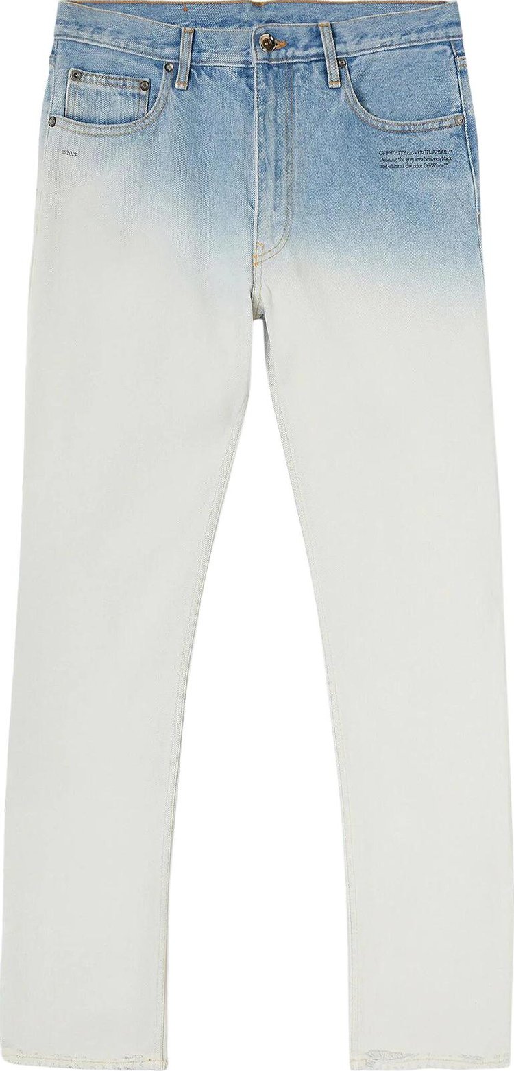 Off-White Corp Straight Leg Jeans 'Blue'