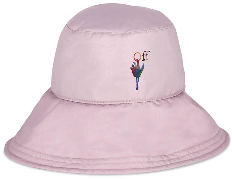Off White Hand Off Over Bucket Hat Lilac