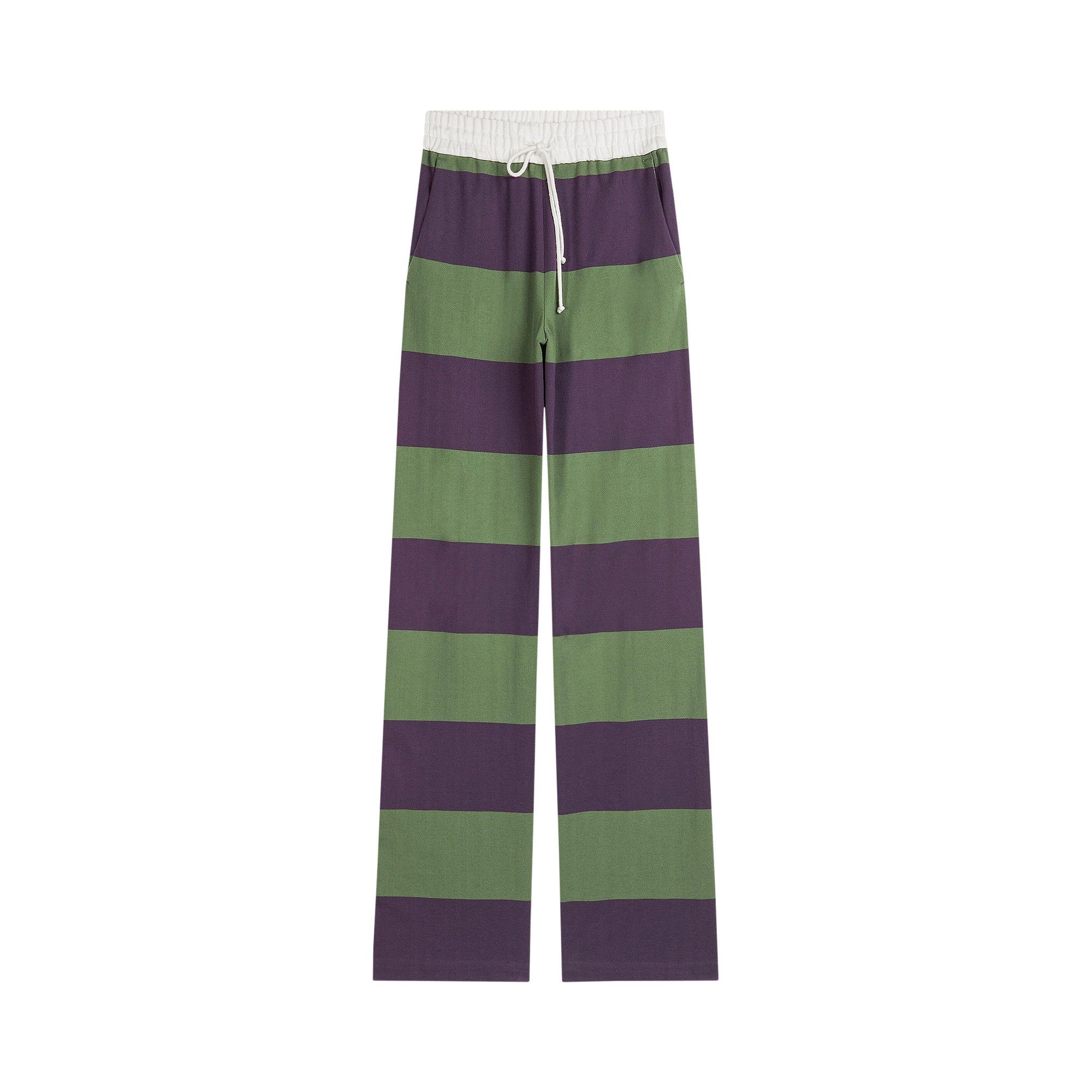 Buy Dries Van Noten Fitted Pichas Striped Pants Dark Purple 241 010944 8399 402 GOAT CA