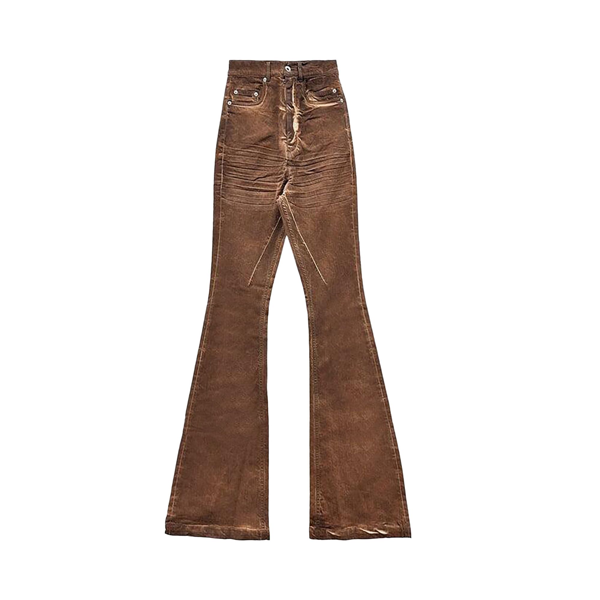 Buy Rick Owens DRKSHDW Bolan Bootcut Jeans 'Henna Brown