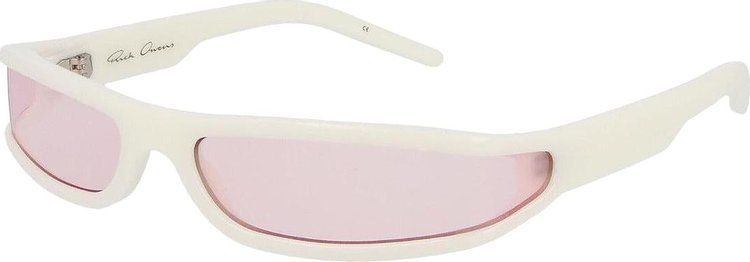 Rick Owens DRKSHDW Fog Sunglasses White