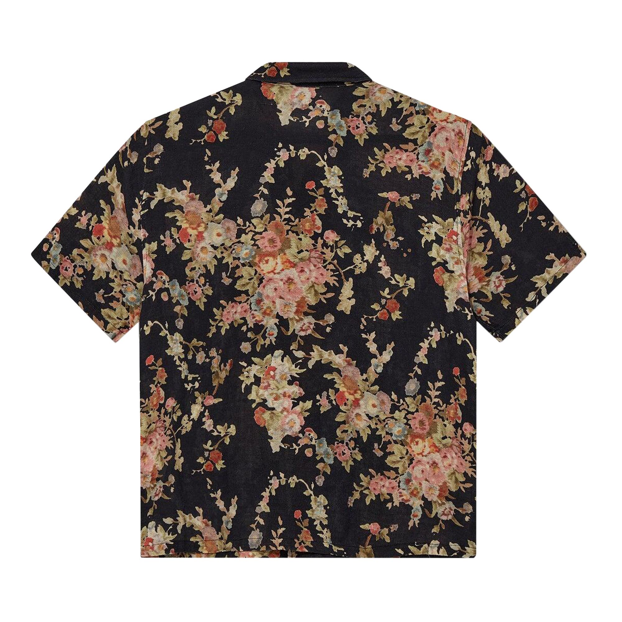 Buy Our Legacy Elder Short-Sleeve Shirt 'Black/Floral