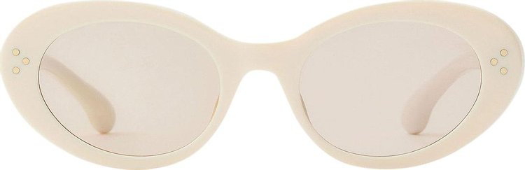 Sporty & Rich Frame N.05 Sunglasses 'Cream'