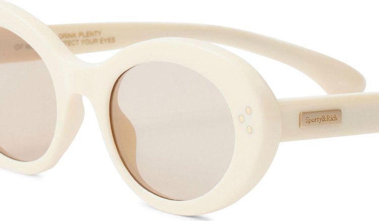 Sporty  Rich Frame N05 Sunglasses Cream