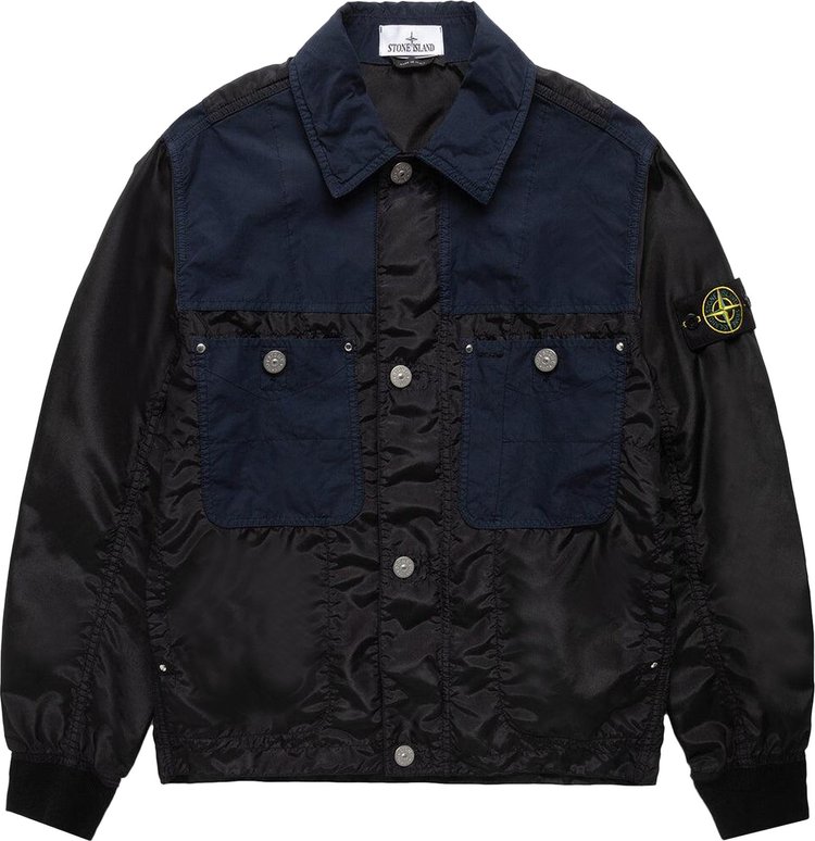 Stone Island Polyester Tela David Light Jacket Navy Blue