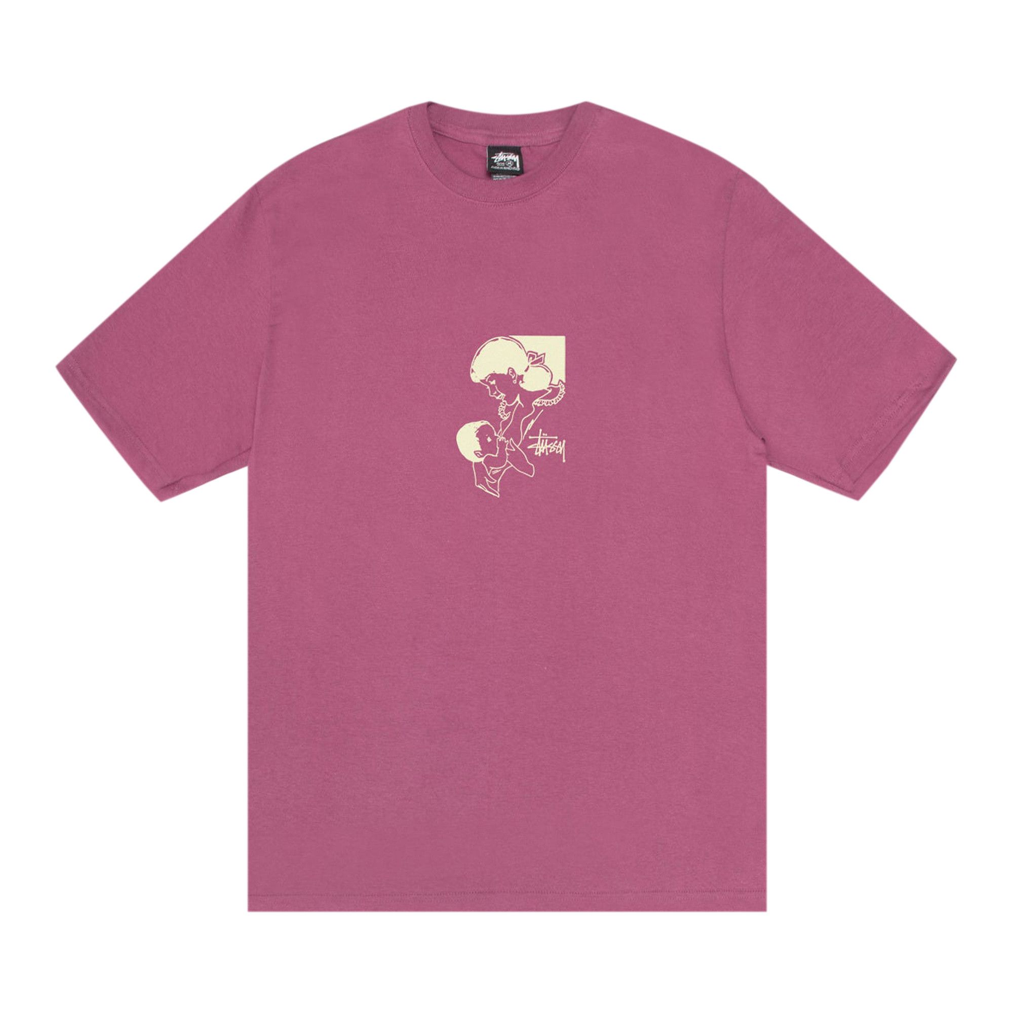 Tシャツ・カットソー Stussy Nurture T-Shirt Berry Buy Stussy Nurture Tee 'Berry' - 1905064 BERR | GOAT