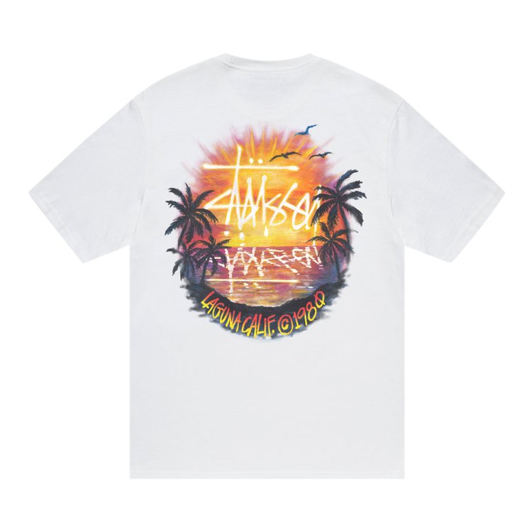 Stussy Sunset Tee White