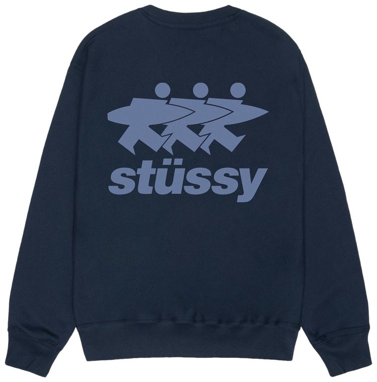 Stussy Surfwalk Crew Navy