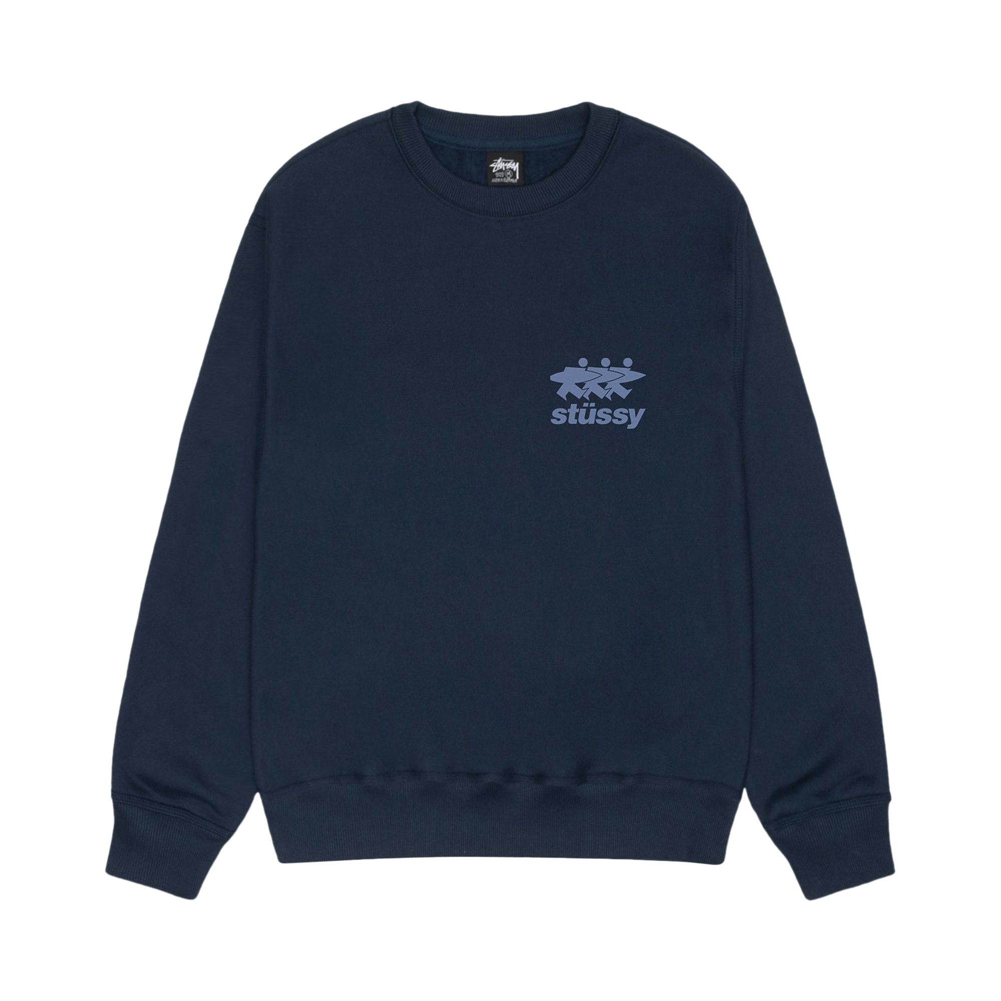 ★送料・関税込★STUSSY★SURFWALK CREW★NAVY★ Buy Stussy Surfwalk Crew 'Navy' - 1915063 NAVY | GOAT DE