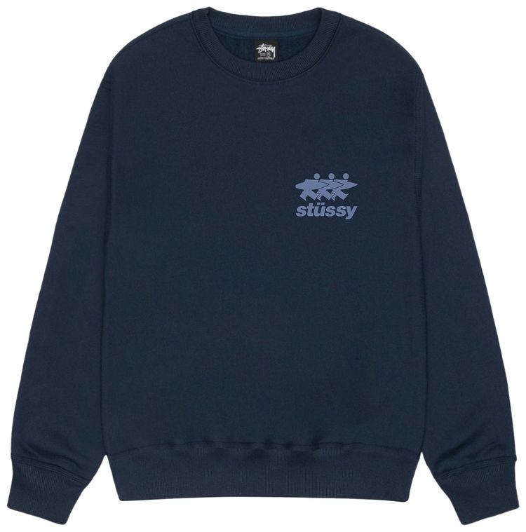 Stussy Surfwalk Crew Navy