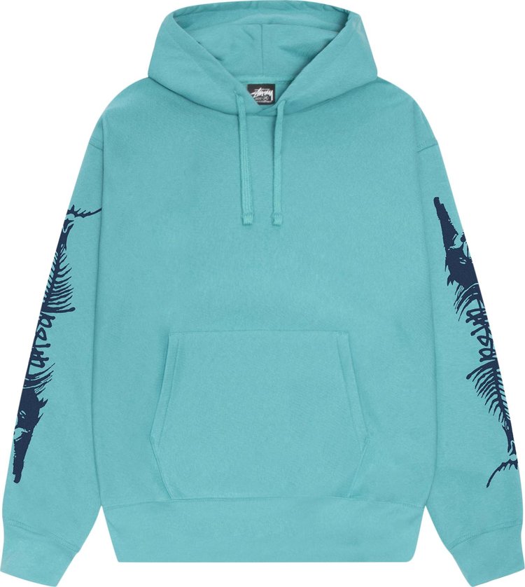 Stussy Barracuda Hoodie Ocean