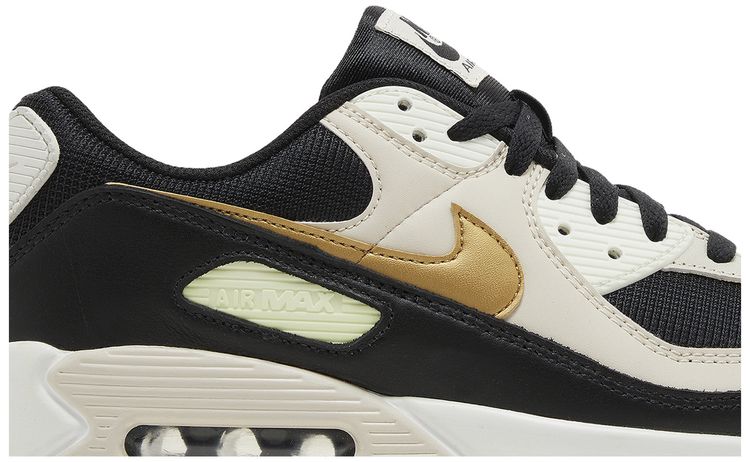 Nike Wmns Air Max 90 Black Metallic Gold