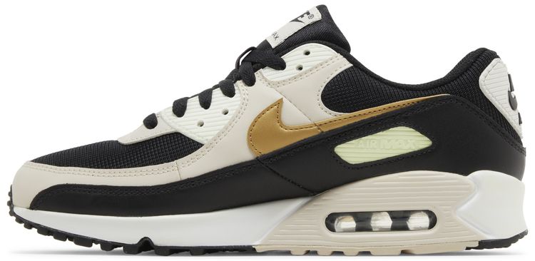 Nike Wmns Air Max 90 Black Metallic Gold