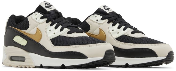 Nike Wmns Air Max 90 Black Metallic Gold