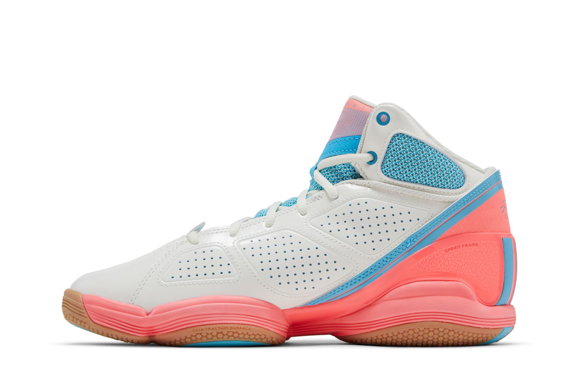 adizero rose 1.5 restomod　アディダス　バッシュ adidas Adizero Rose 1.5 Restomod Off White Acid Red 2022