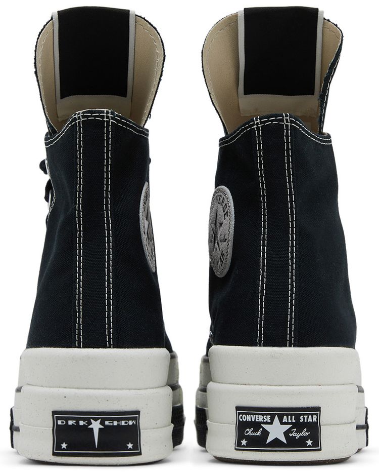 Converse x Rick Owens DRKSHDW DBL DRKSTAR Chuck 70 High Black