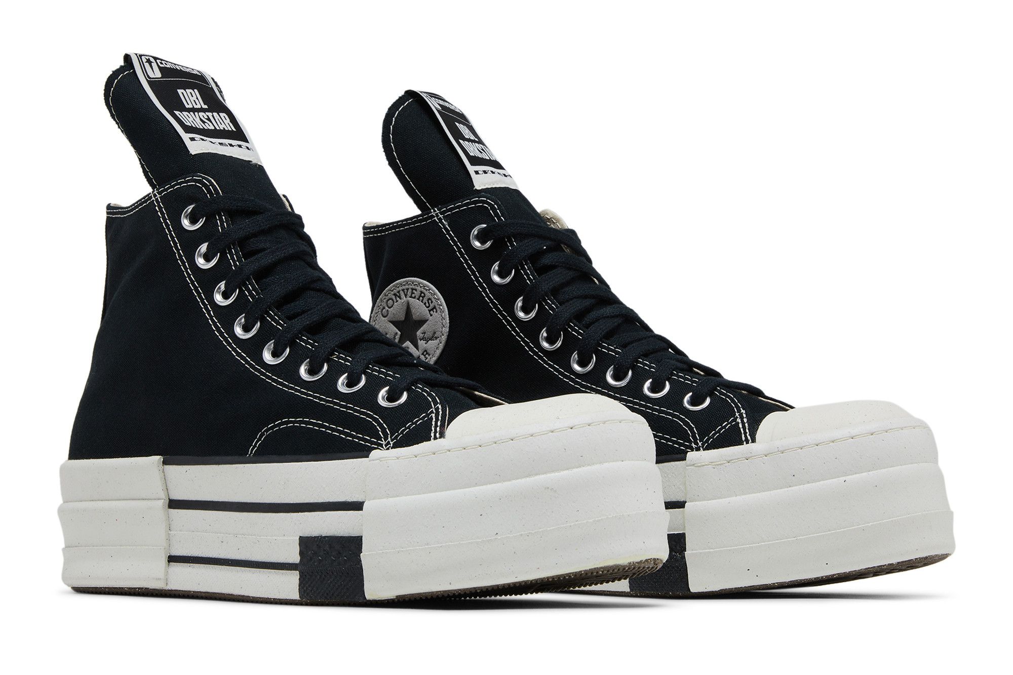 Buy Converse x Rick Owens DRKSHDW DBL DRKSTAR Chuck 70 High 'Black