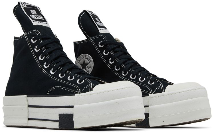 Converse x Rick Owens DRKSHDW DBL DRKSTAR Chuck 70 High Black
