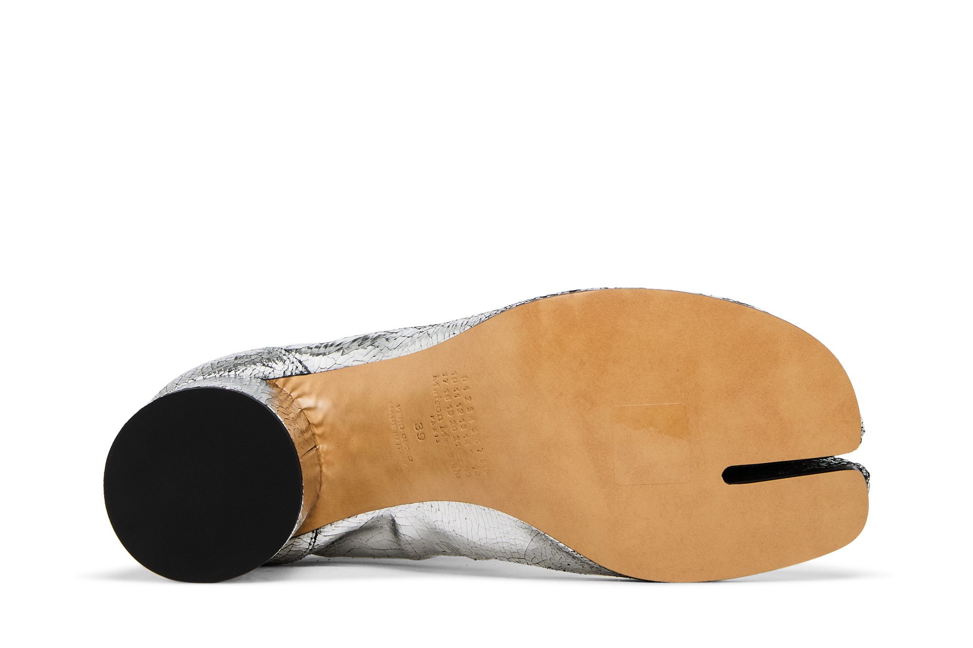 Buy Maison Margiela Wmns Tabi Ankle Boot 'Cracked Metallic