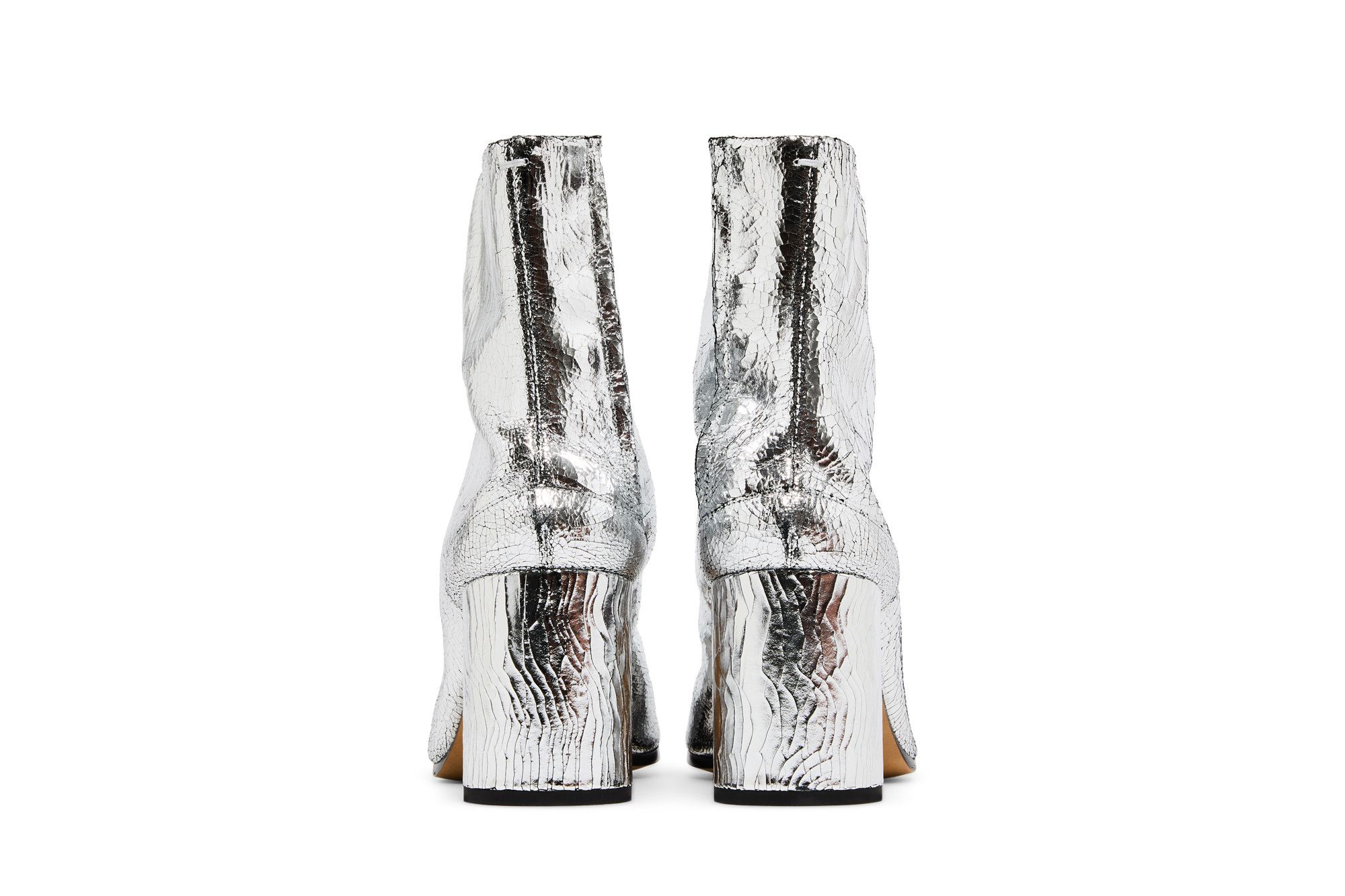 Buy Maison Margiela Wmns Tabi Ankle Boot 'Cracked Metallic