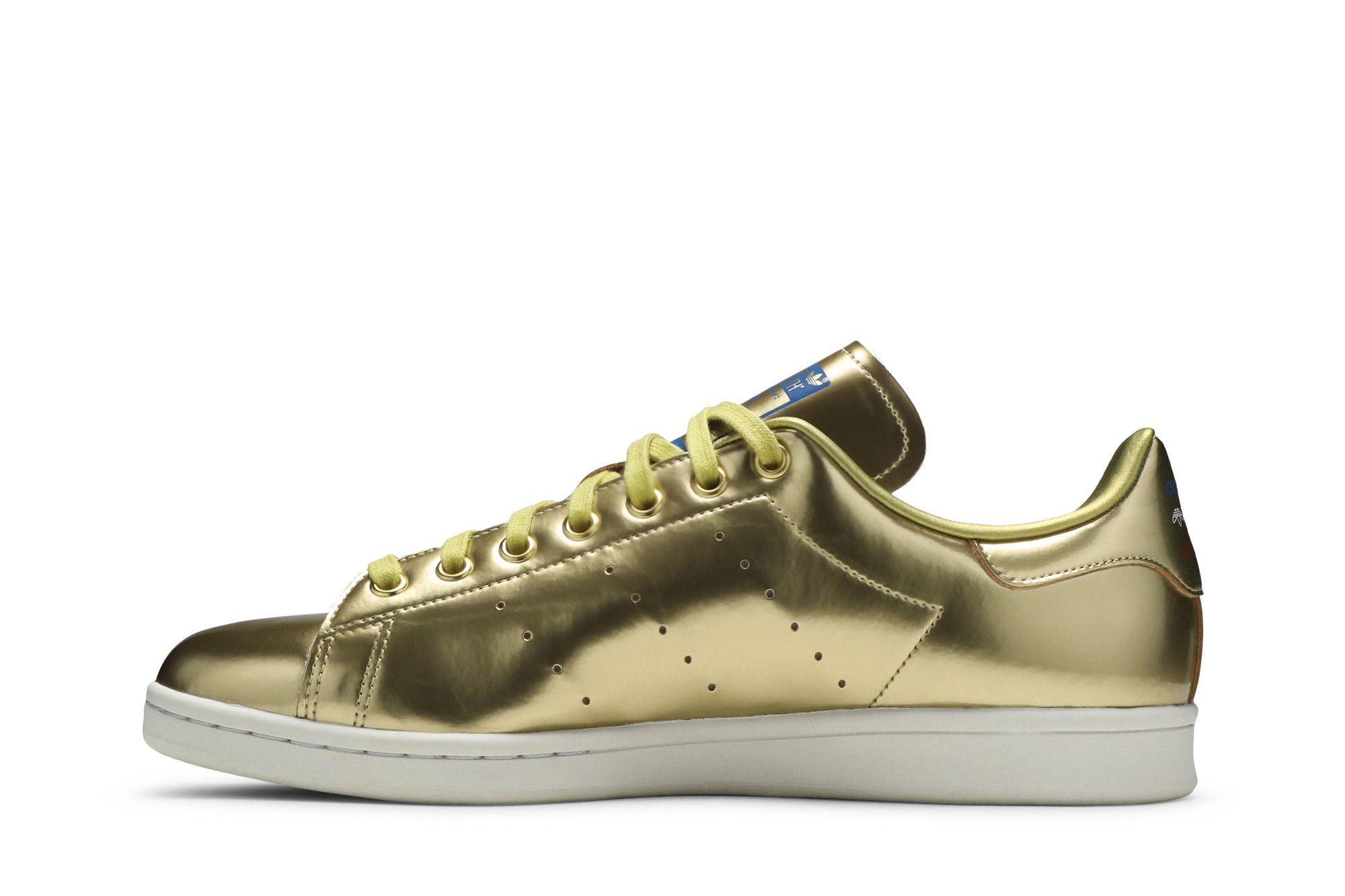Stan smith gold metallic women's cheap
