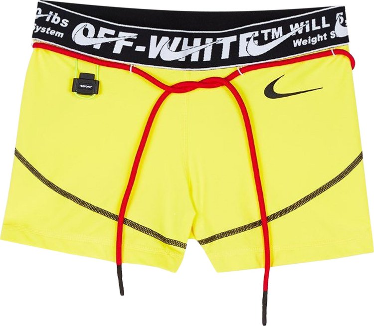 Nike x Off-White NRG RU Pro Shorts 'Opti Yellow'