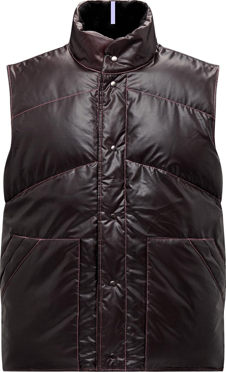 MCQ Heat Puffer Vest 'Darkest Black/Pink'
