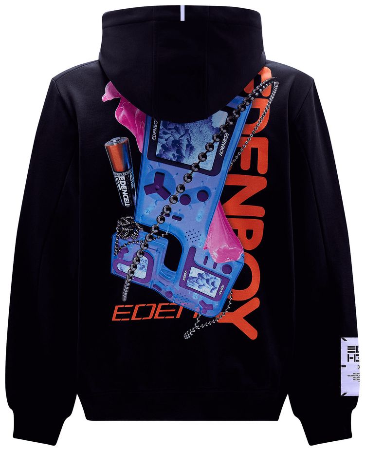 MCQ Gamer Hoodie Darkest Black