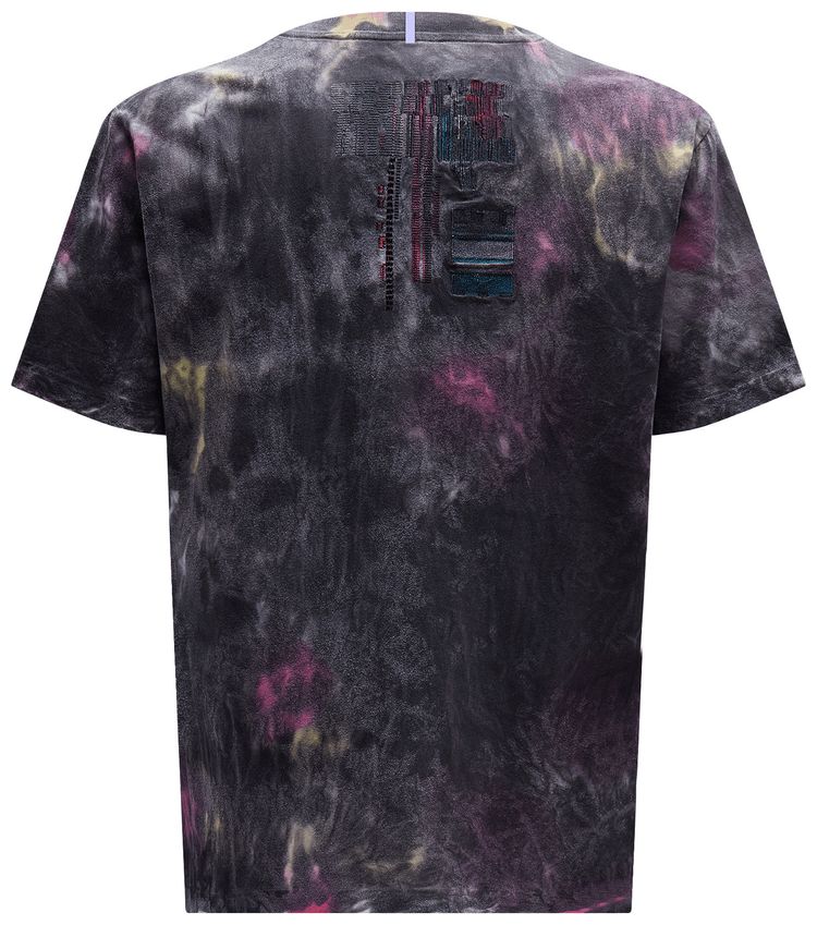 MCQ Tie Dye T Shirt BlackGrey Mix