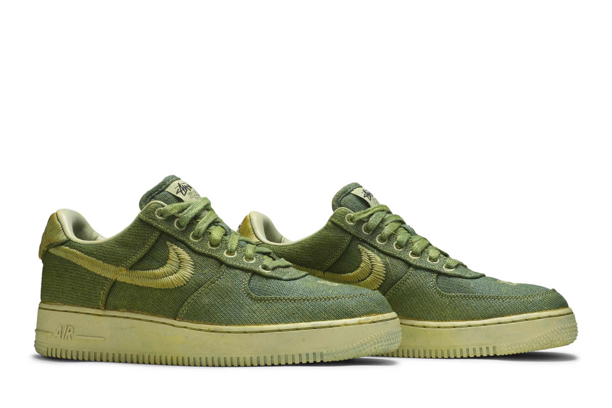 Buy Stussy x Lookout Wonderland x Air Force 1 Low Hand Dyed London CZ9084 200 DYE GREEN GOAT