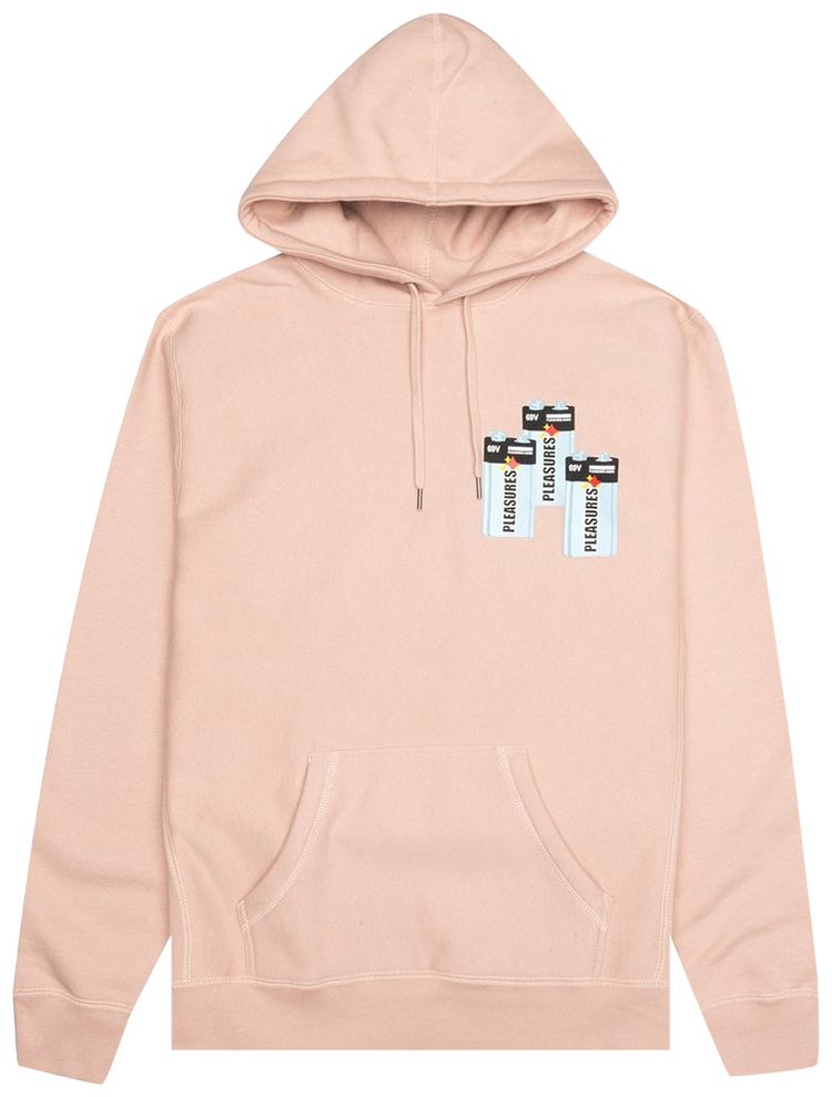 Pleasures Charge Premium Hoodie Dusty Rose