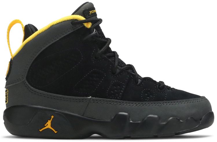 Air Jordan 9 Retro PS Dark Charcoal University Gold