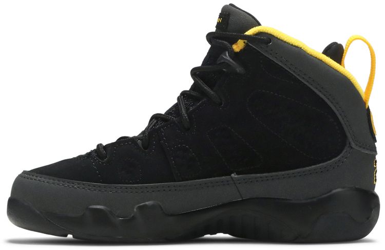 Air Jordan 9 Retro PS Dark Charcoal University Gold