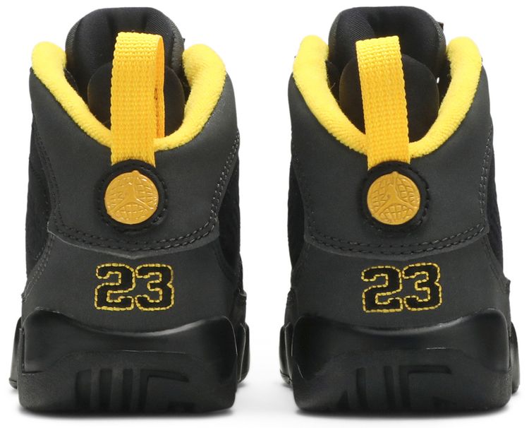 Air Jordan 9 Retro PS Dark Charcoal University Gold