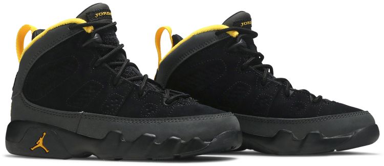 Air Jordan 9 Retro PS Dark Charcoal University Gold