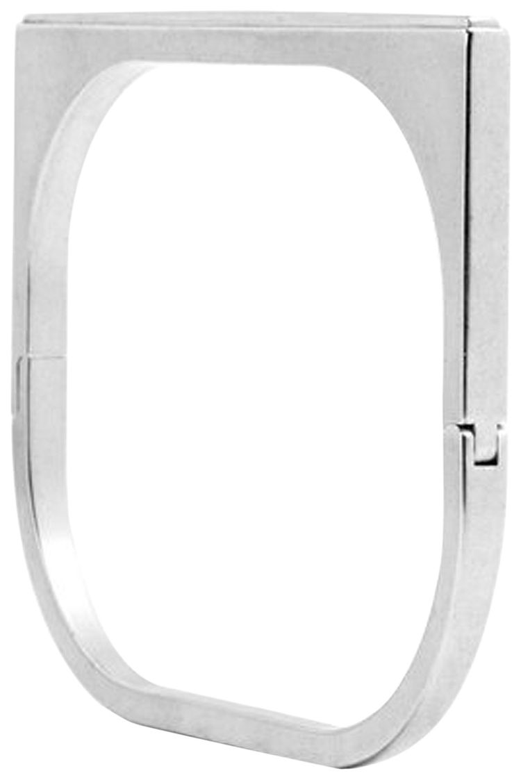 Maison Margiela Semi Polished Bracelet Palladio
