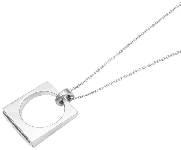 Maison Margiela Semi Polished Necklace Palladio