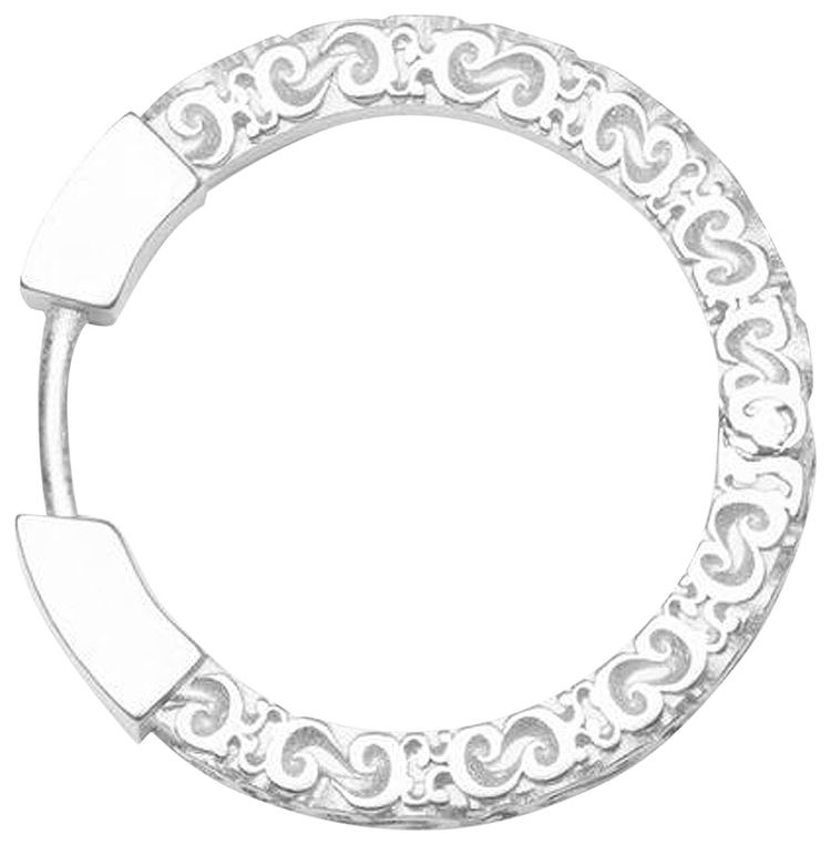 Maison Margiela Semi Polished Earrings Palladio