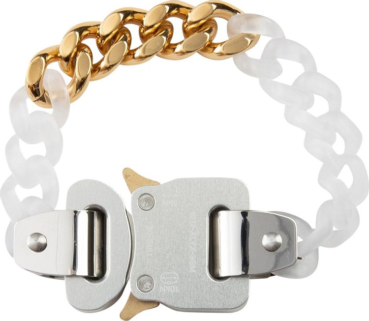 1017 ALYX 9SM Transparent Chain and Metal Bracelet 'Transparent/Gold'