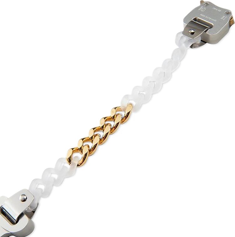 1017 ALYX 9SM Transparent Chain and Metal Bracelet TransparentGold