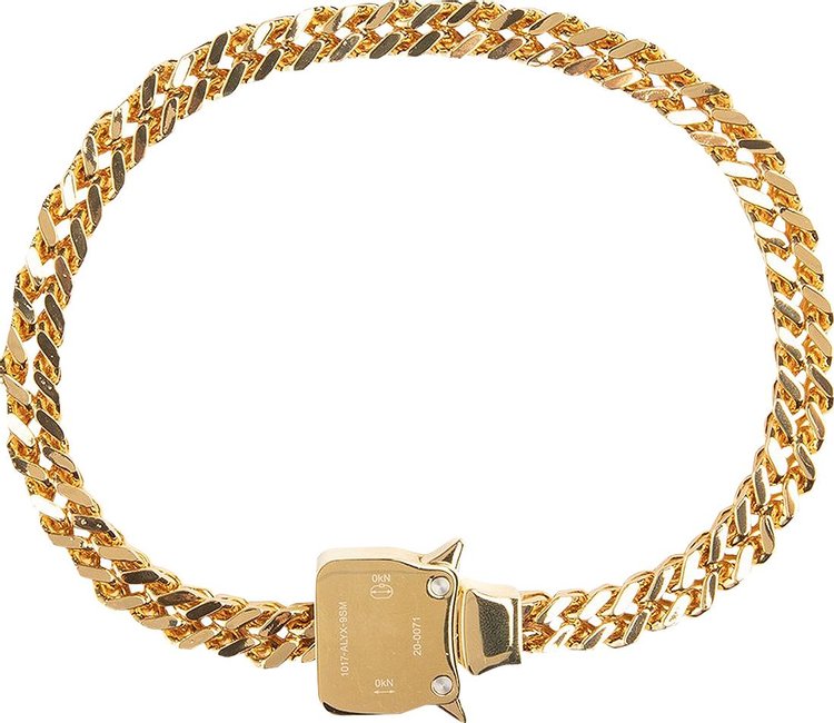 1017 ALYX 9SM Cubix Chain Necklace With Fixed Buckle 'Gold Shiny'