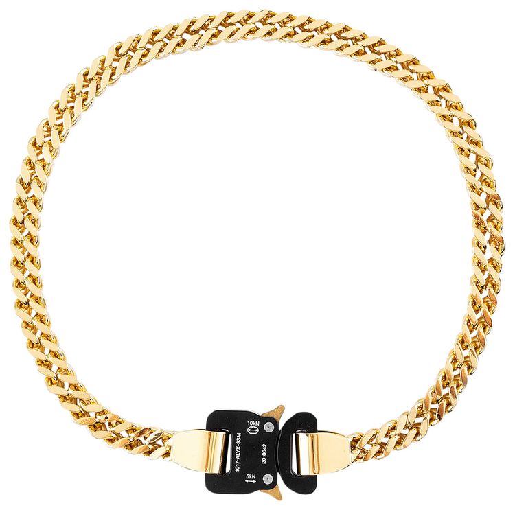 1017 ALYX 9SM Cubix Chain Necklace Gold Shiny
