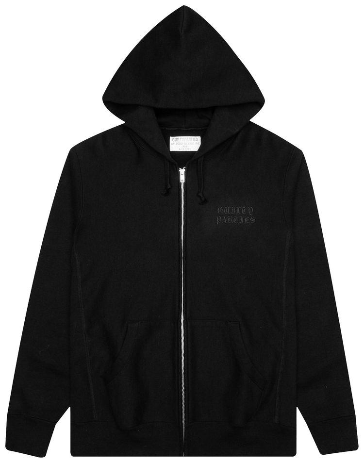 Wacko Maria Heavyweight Full Zip Hoodie Type 1 Black