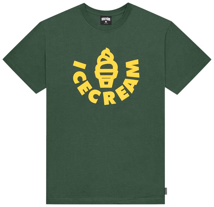 Icecream Soft Serve Short Sleeve Tee Jungle Green