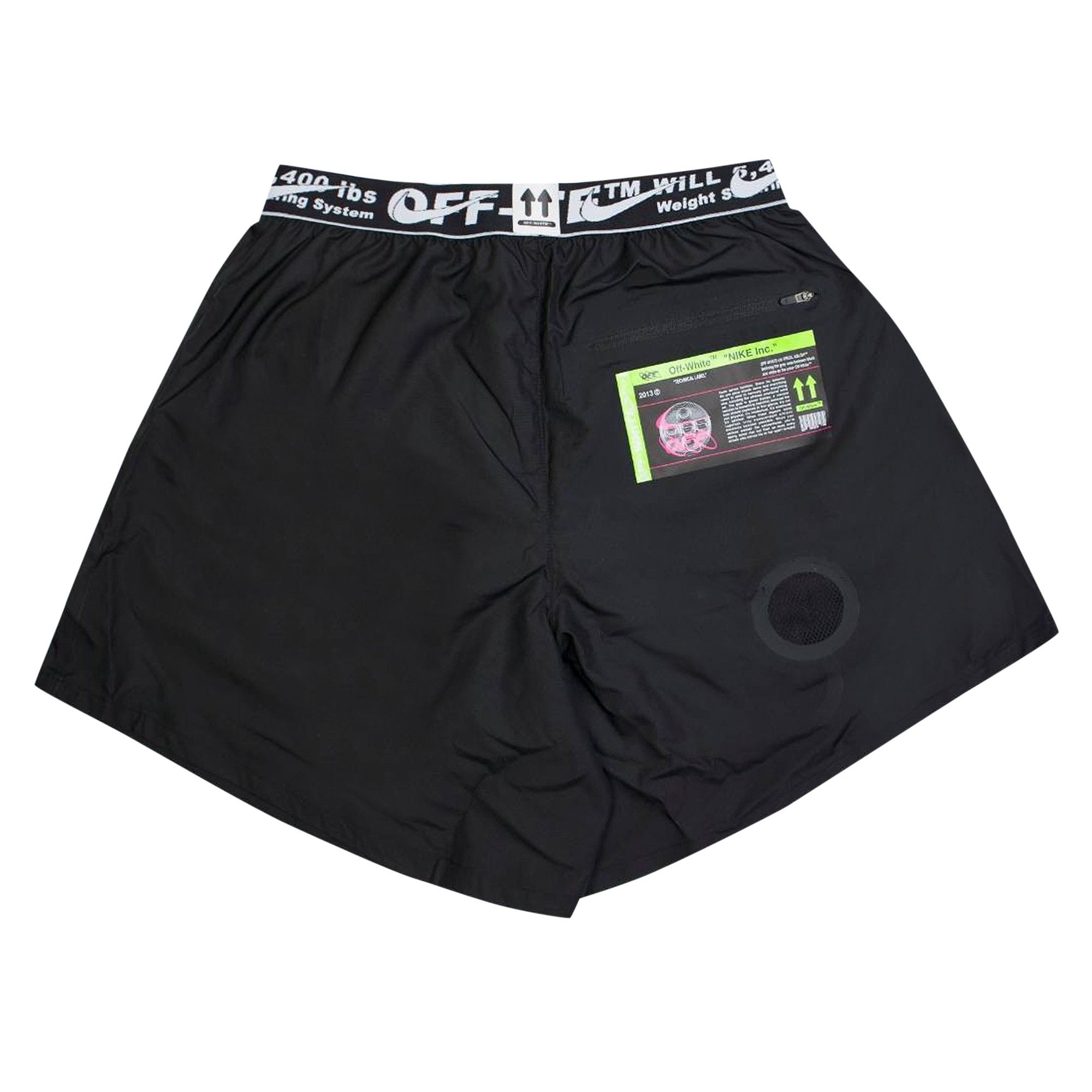 Size l Nike x Off White Running Shorts Black