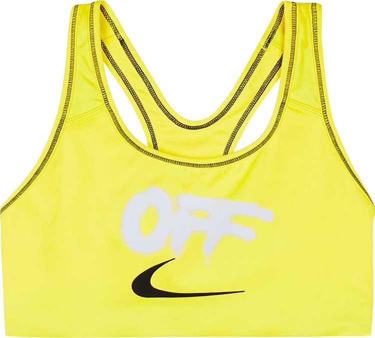 Nike Women's x Off-White Sports Bra 'Opti Yellow'