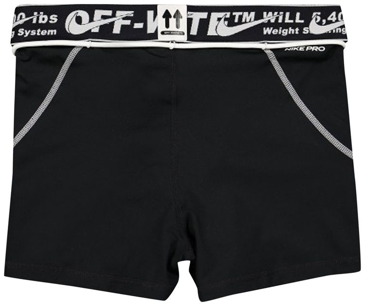 Nike Womens x Off White Training Shorts Black