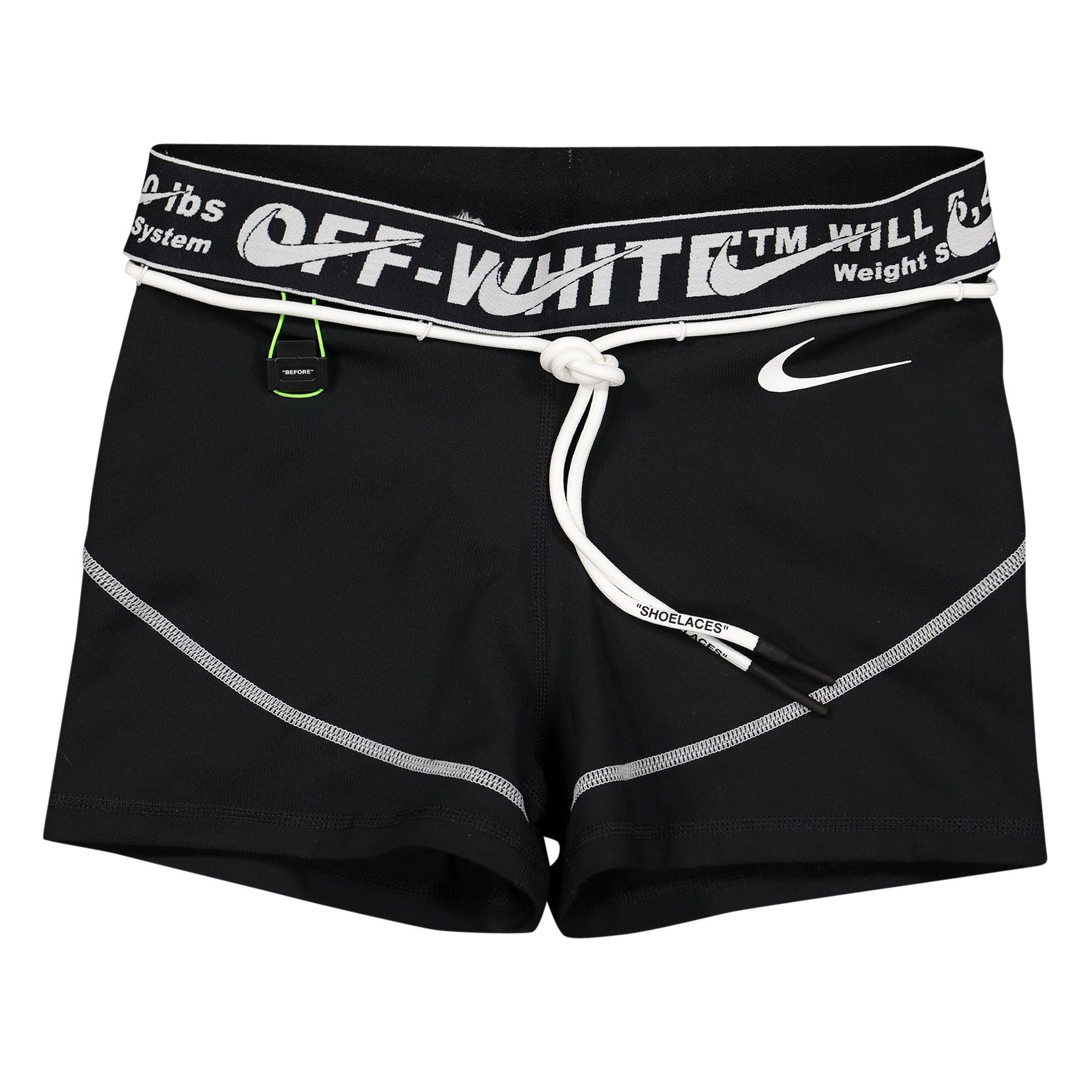 Buy Nike Women's x Off-White Training Shorts 'Black Buy Nike Women's x Off-White Training Shorts 'Black