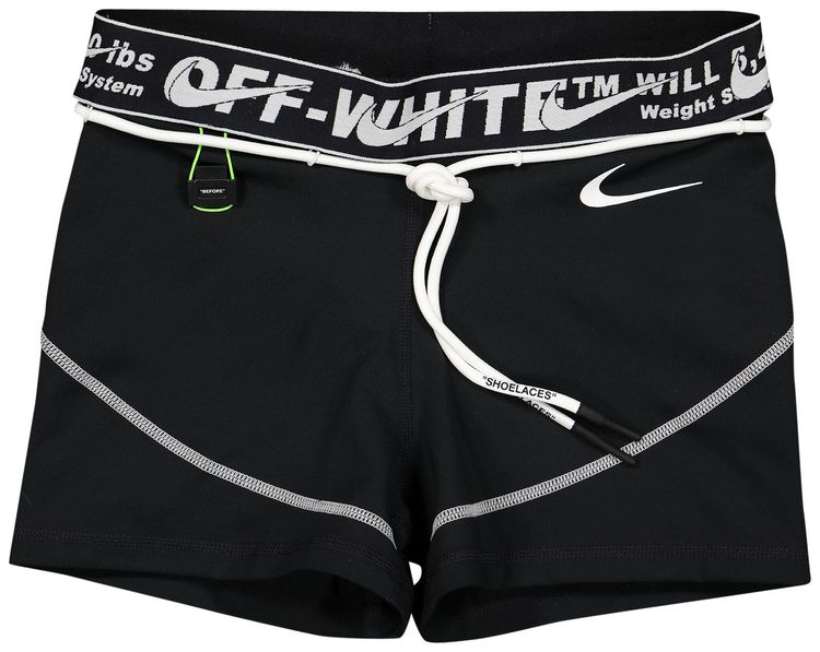 Nike Womens x Off White Training Shorts Black